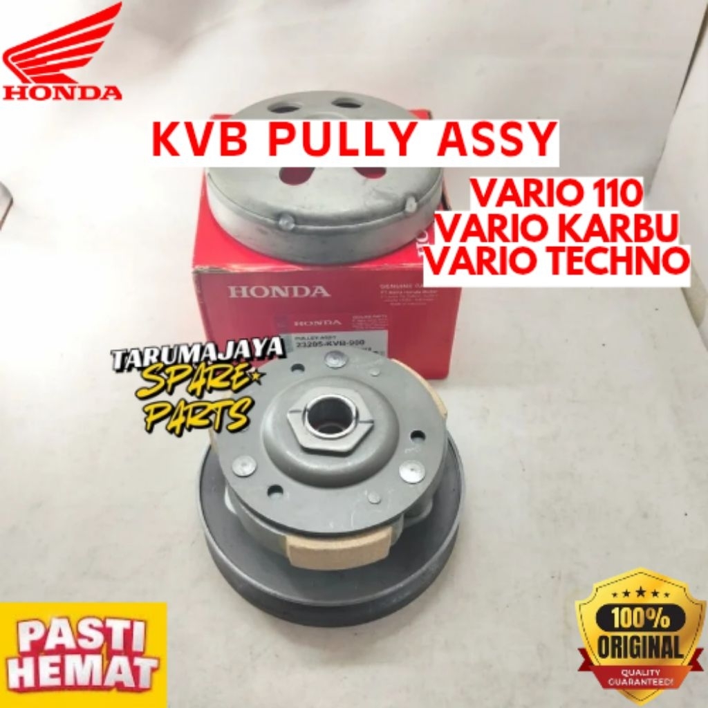PULLY ASSY ORIGINAL HONDA KODE KVB, PULLY ASSY VARIO 110, PULLY ASSY VARIO KARBU PULLY ASSY VARIO TE