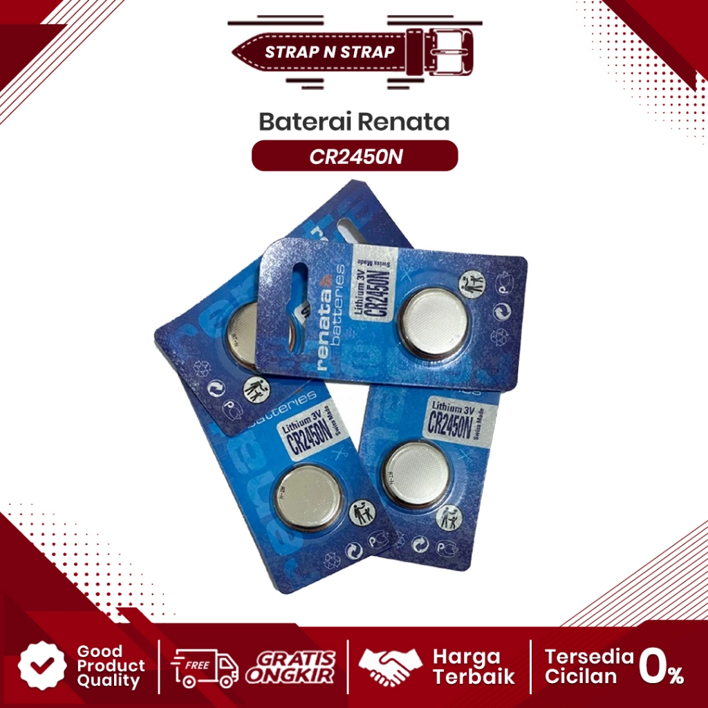 Baterai RENATA CR2450 2450N CR 2450 Battery RENATA CR2450 2450N CR 2450 Batre RENATA CR2450 CR 2450