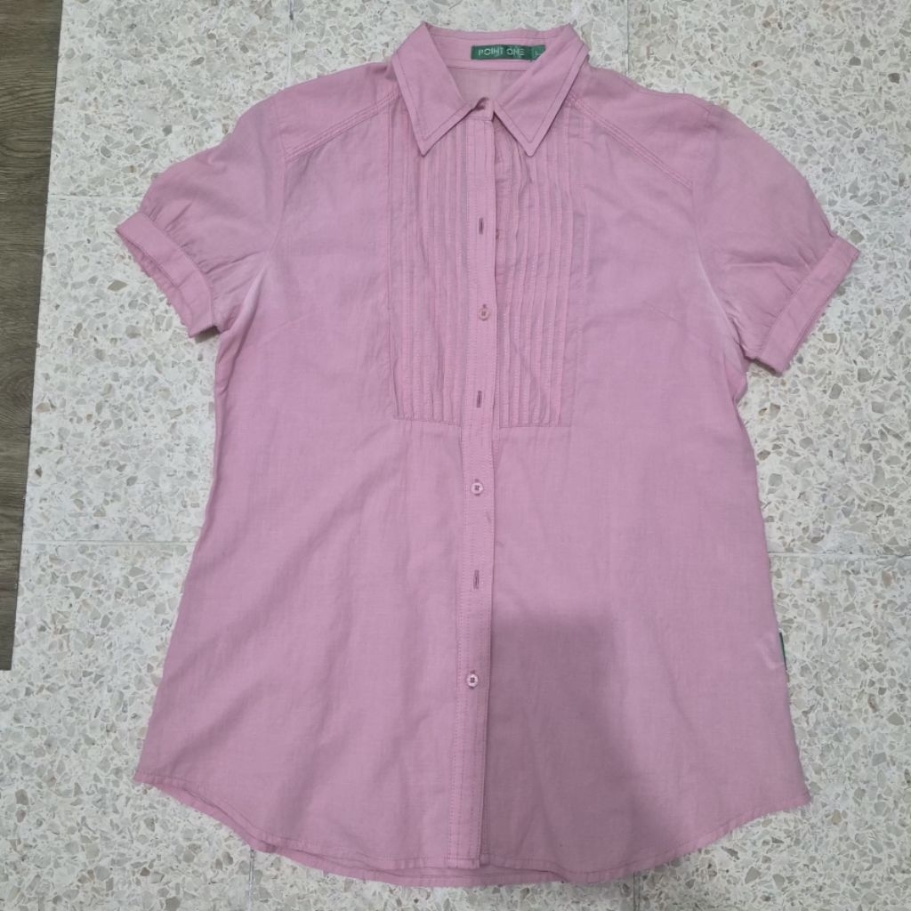 point one kemeja pink
