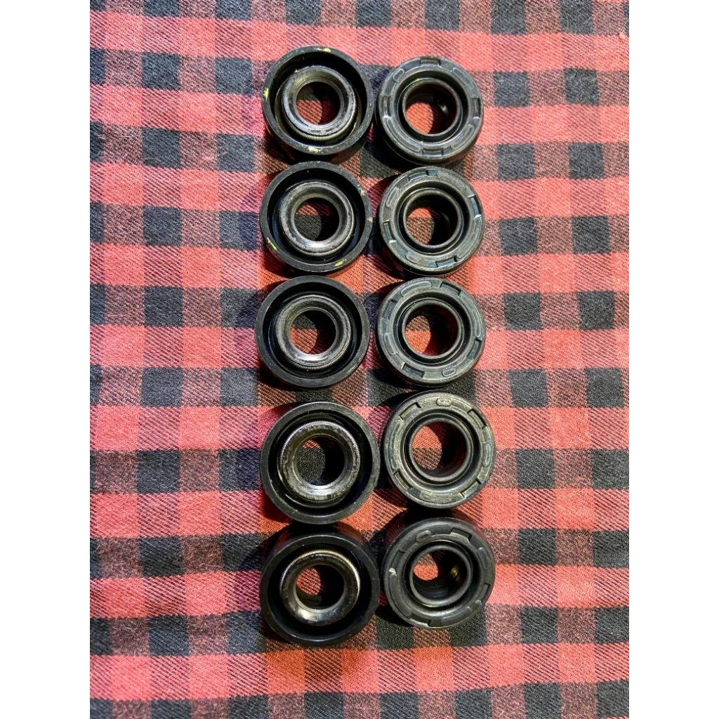 ( Paket 10 pcs ) Oil SEAL SIL SHOCK BELAKANG VARIO BEAT 10.21.7,5 ARS ORIGINAL IMPORT