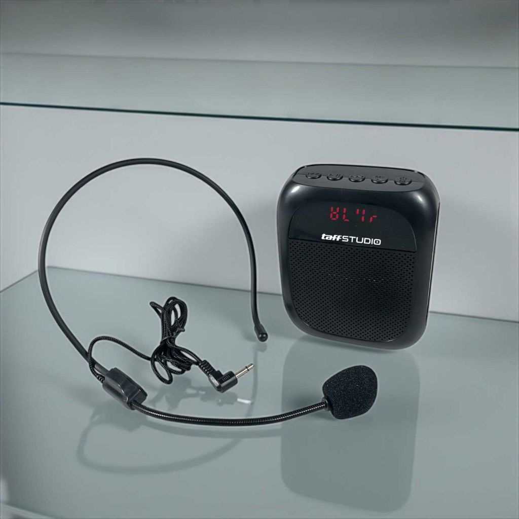 Speaker Pinggang Bluetooth Voice Amplifier LED with Display - YW-166U