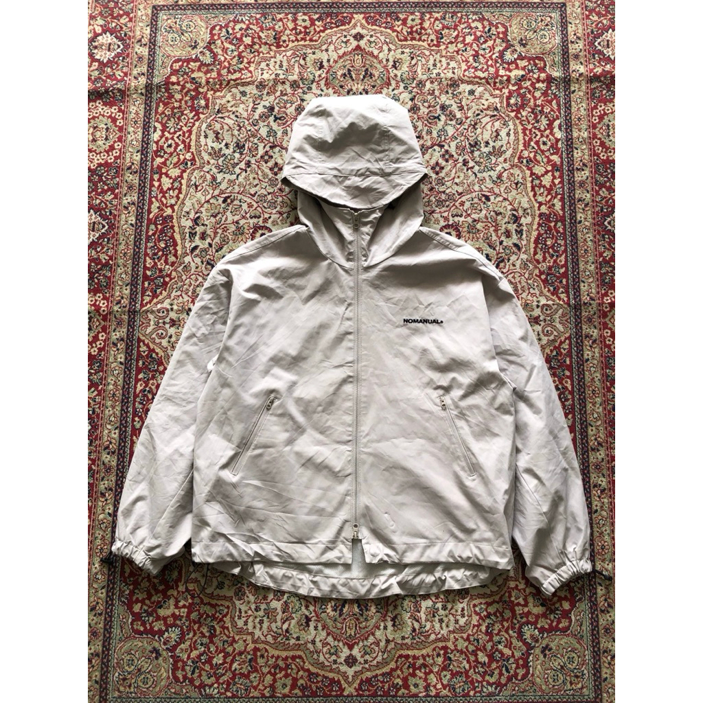 Nomanual penon wind shell jacket Korean streetwear jacket i461