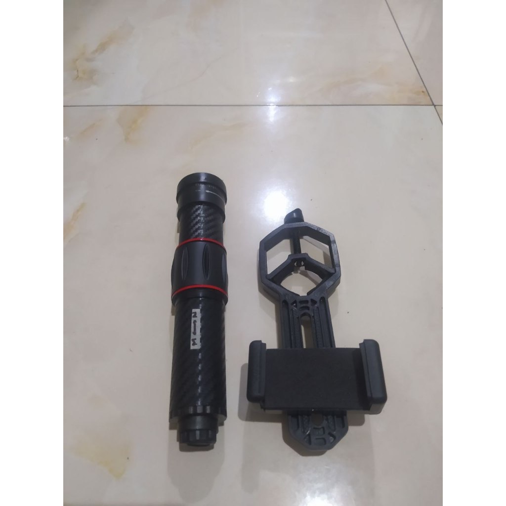 lensa apexel 18x25 zoom sudah dimodifikasi hasil tajam dan bisa buat macro