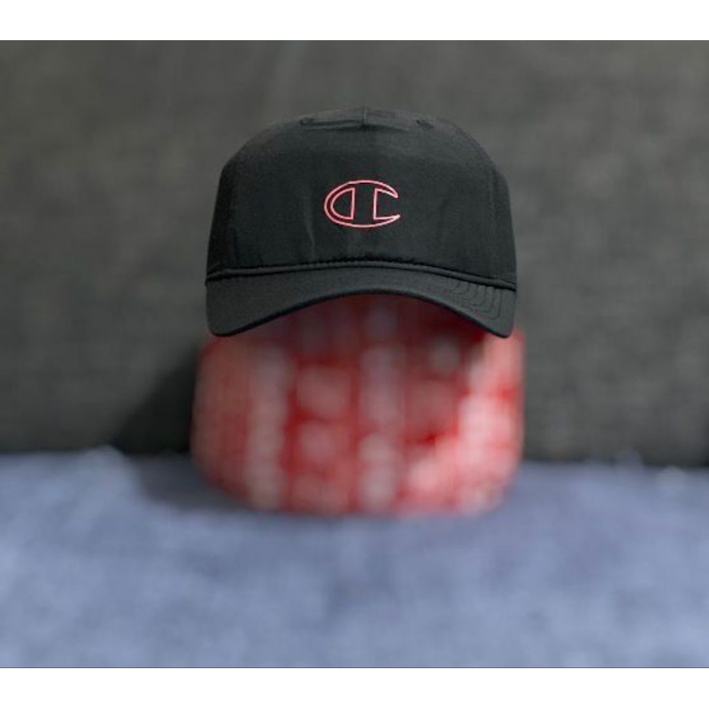 Topi Champion Billie Floral Performance Cap Black Original - Second Mulus