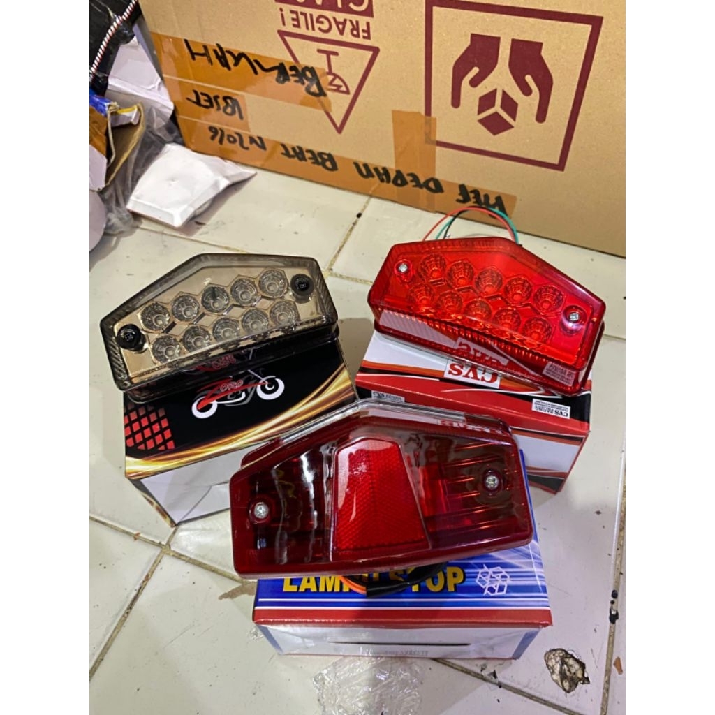 LAMPU STOP BELAKANG RX-KING VARIASI LED DAN BOHLAM