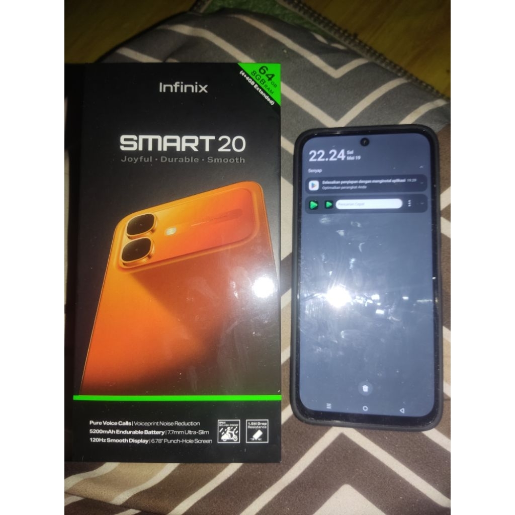 Infinix smart 20 ram 8 atau  4+4/64 Hp second