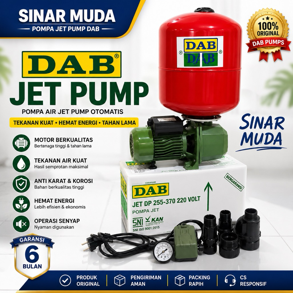 Pompa Air JET PUMP OTOMATIS DAB TIPE 370W