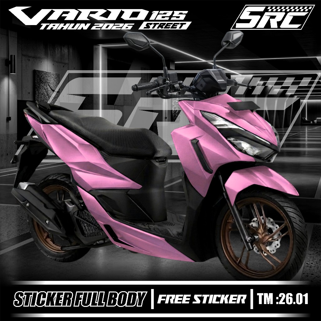 Terbaru Sticker Full Body Motor Honda Vario 125 Street Tahun 2025 2026 Sticker Full Body Vario 125 S