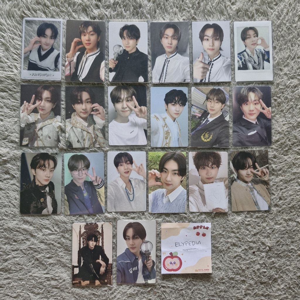 [READY] ENHYPEN Jungwon Official Photocards (Part 3: PC Merchandise) UNSEEN Offline Exhibition DICON