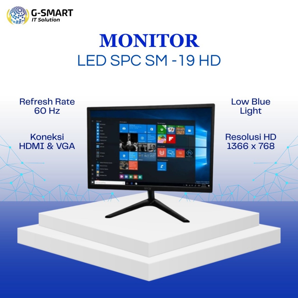 SPC OFFICE MONITOR LED Monitor SPC SM-19HD 19 inch