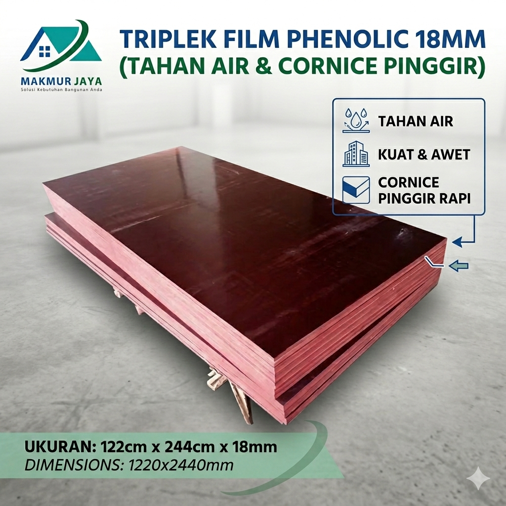 Triplek Film Phenolic 18mm