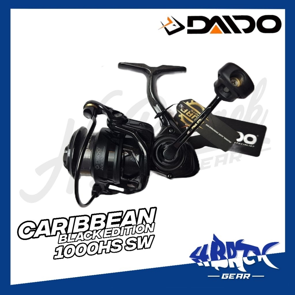 Reel Spining Daido Caribbean Black Edition 1000HS SW