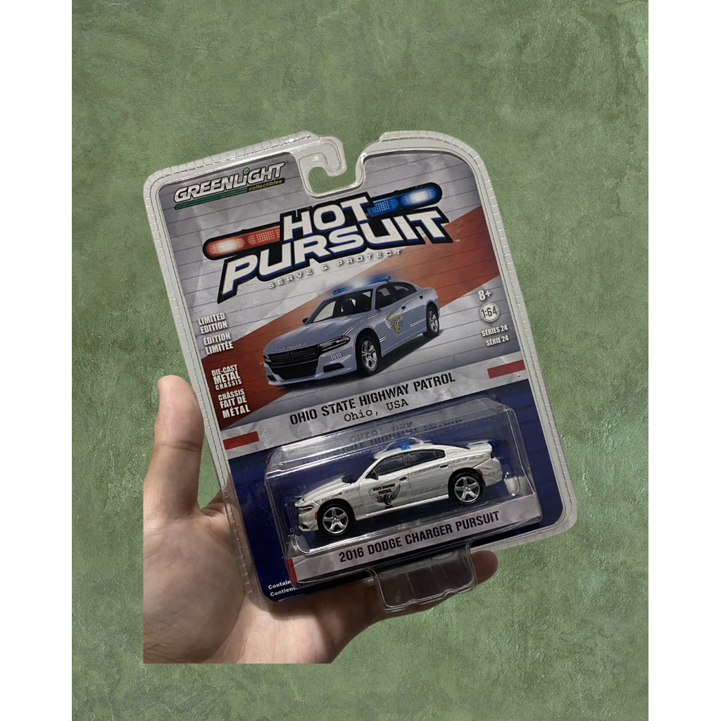 Greenlight Hot Pursuit Ohio State Dodge Charger Pursuit Series 24.