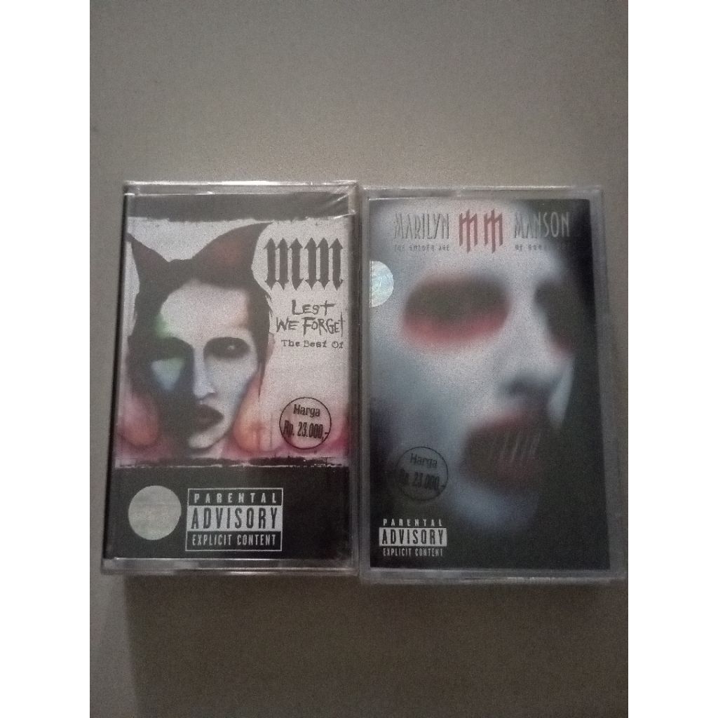 paket kaset marilyn manson