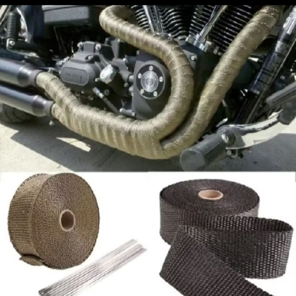 EXHAUST WRAP PELINDUNG KNALPOT MOTOR