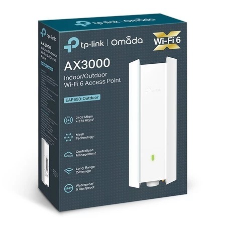 TP-LINK EAP650 OUTDOOR AX3000 WIFI 6 ACCESS POINT