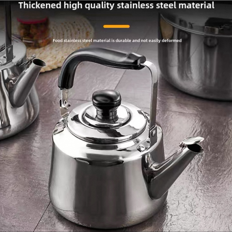 Ceret Air Panas Bunyi Teko Stainless Tebal Premium