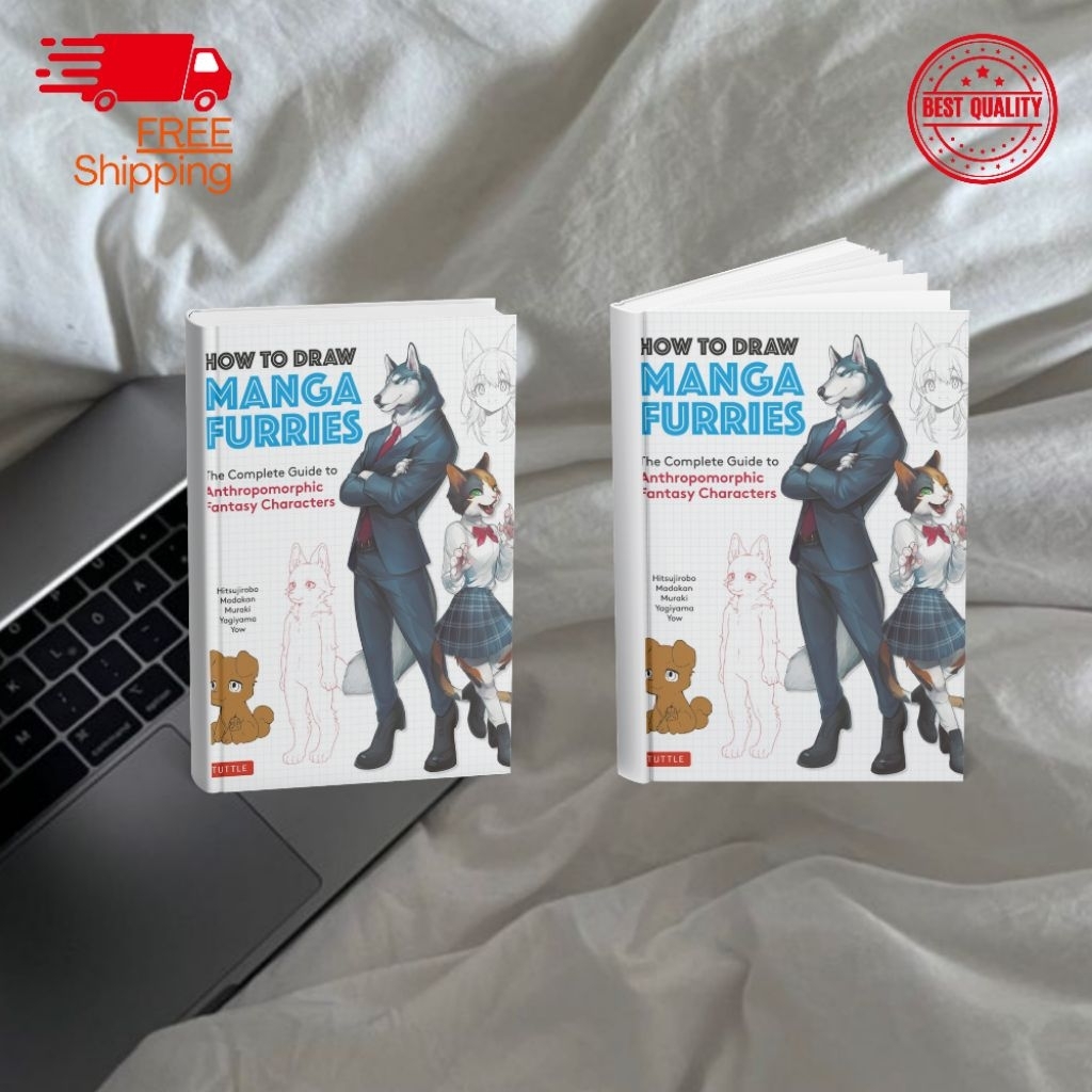 How to Draw Manga Furries Buku Belajar Menggambar Anime Manga Karakter Furry A5