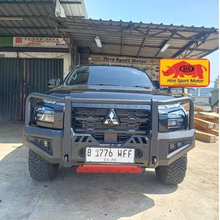 bull bar bumper depan triton terbaru 2025 - 2026 black steel HAMERdesign