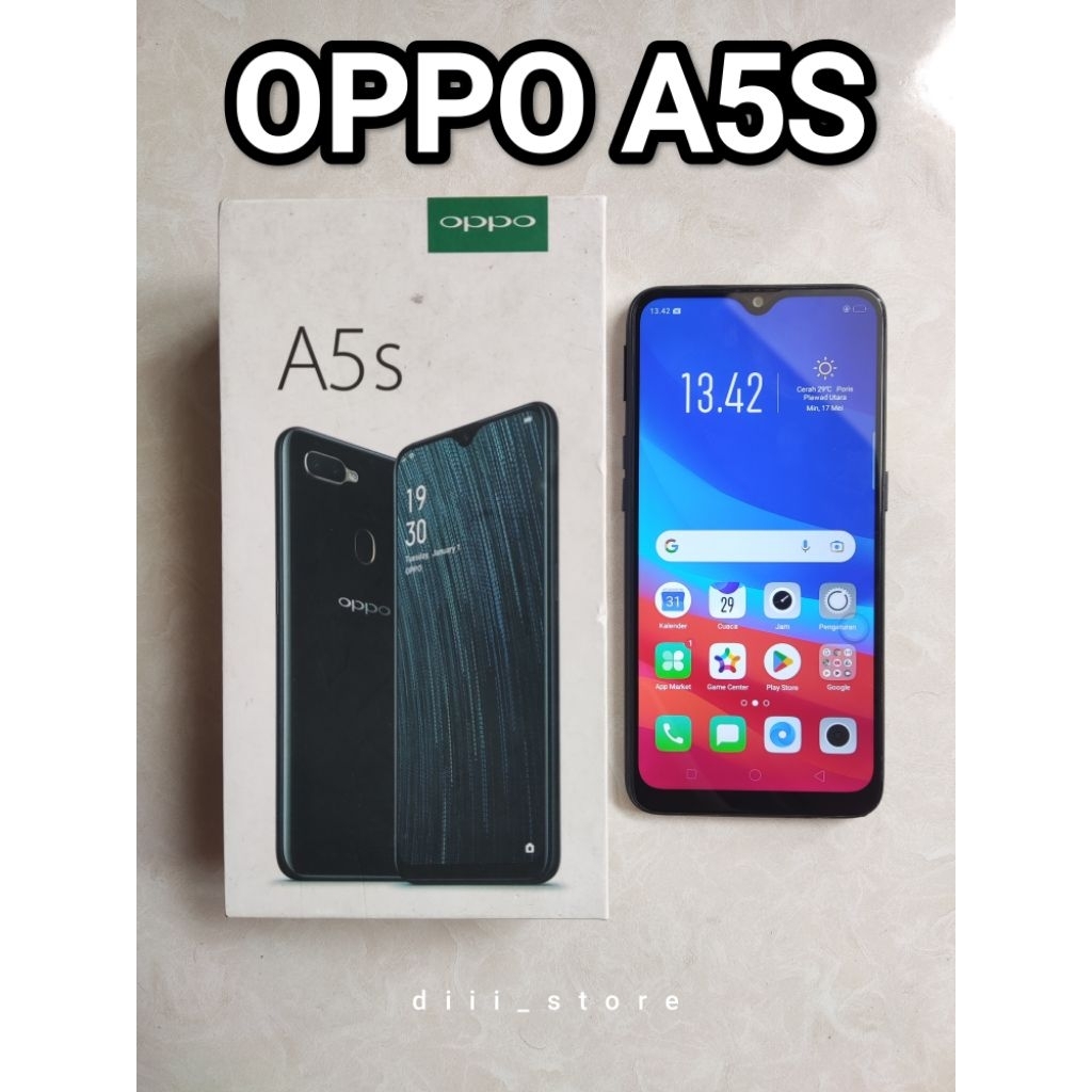 OPPO A5S 3/32 GB FULL SET DUAL SIM 4G LTE SECOND NORMAL SIAP PAKAI