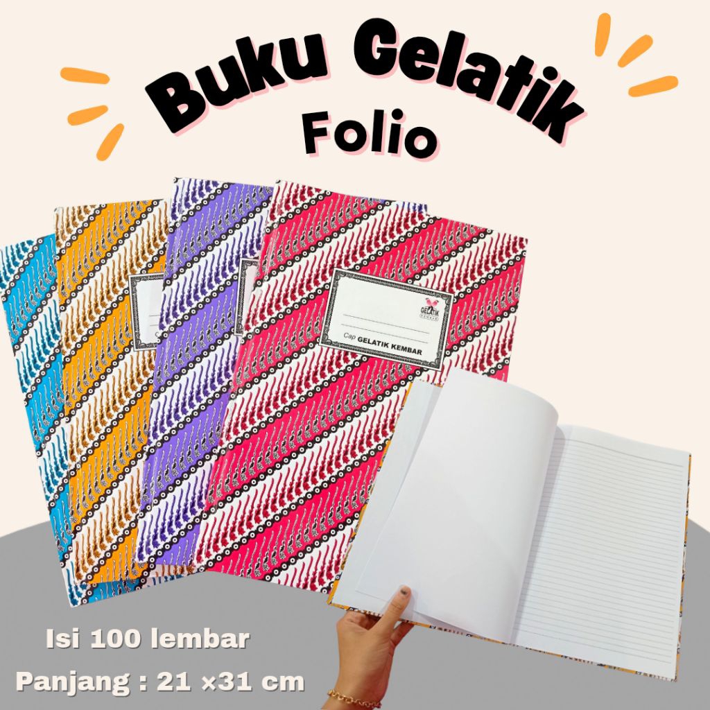 Buku Batik Ukuran Folio