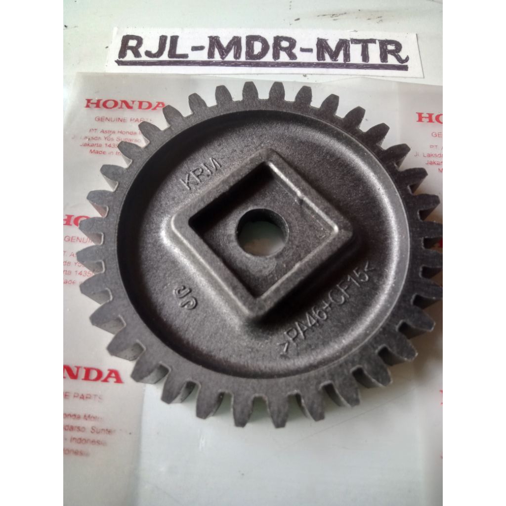 Gir pompa oli motor Honda Verza Megapro crf original