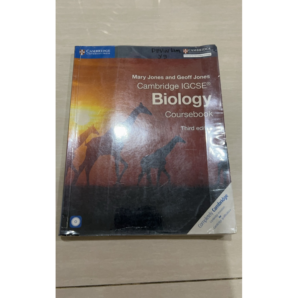 Biology Cambridge Igcse Coursebook Third Edition