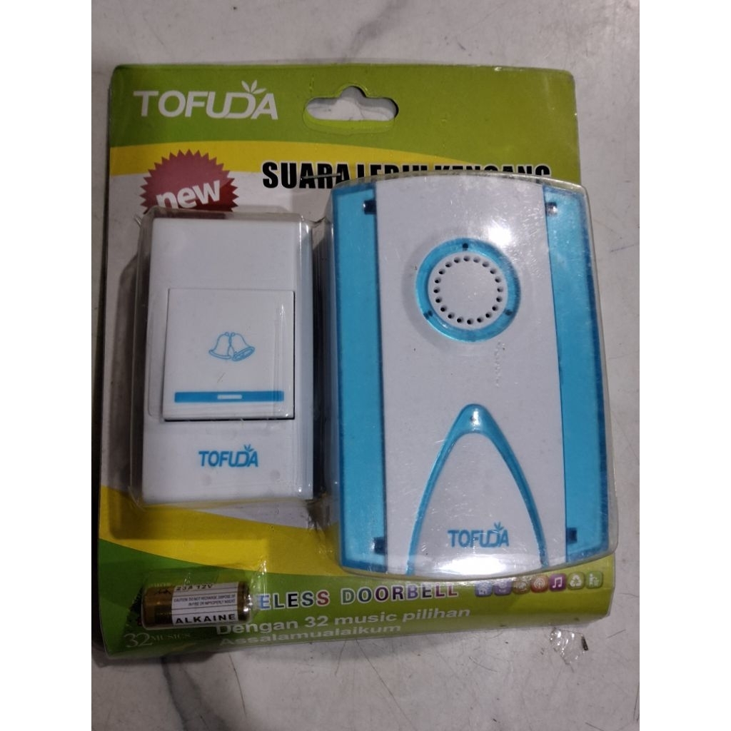Bell Pintu WIRELESS AC Door Bell WIRELESS Tofuda