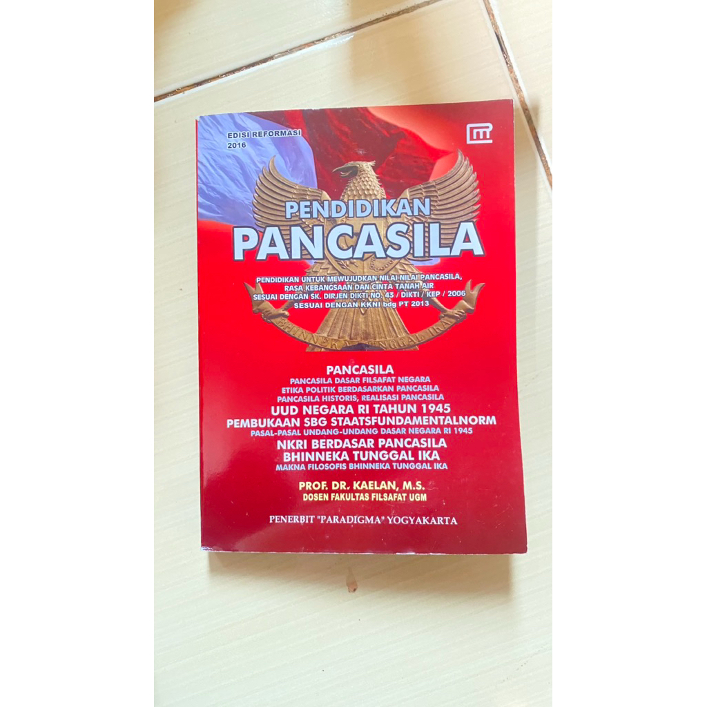 pendidikan pancasila prof kaelan
