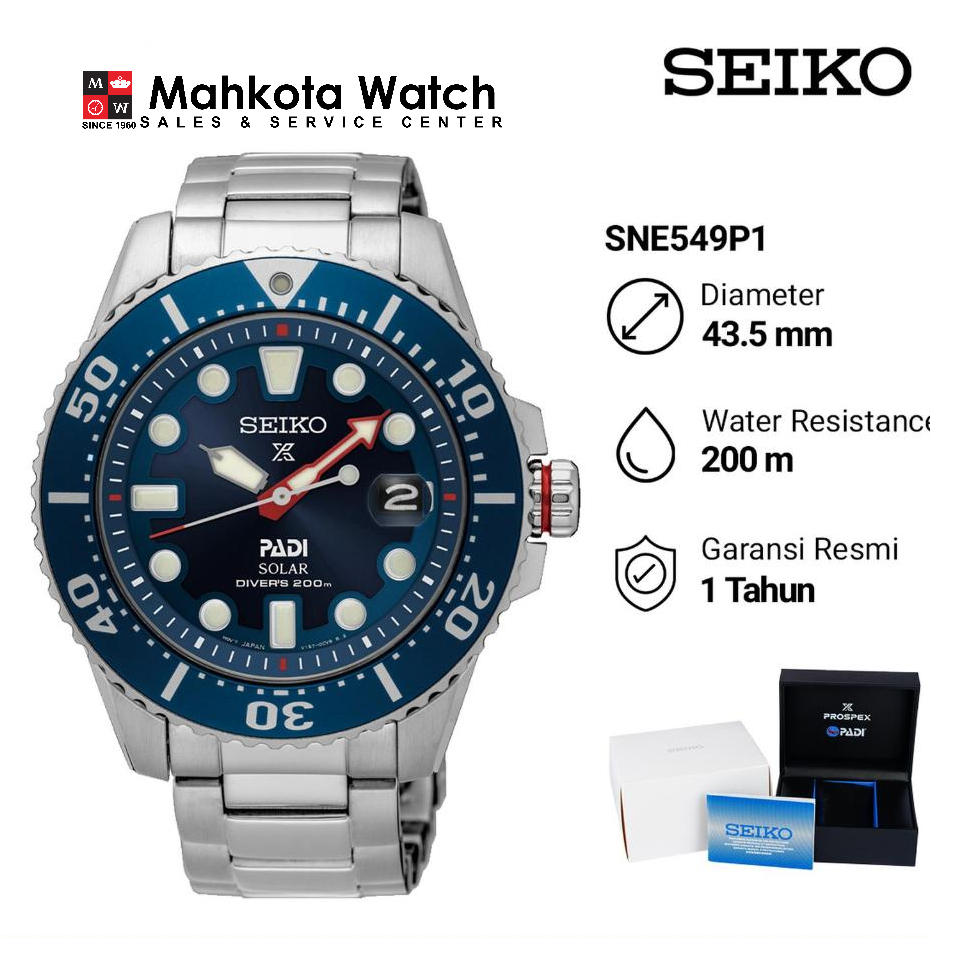 SEIKO PADI SNE549P1 JAM TANGAN PRIA AUTOMATIC DIVER
