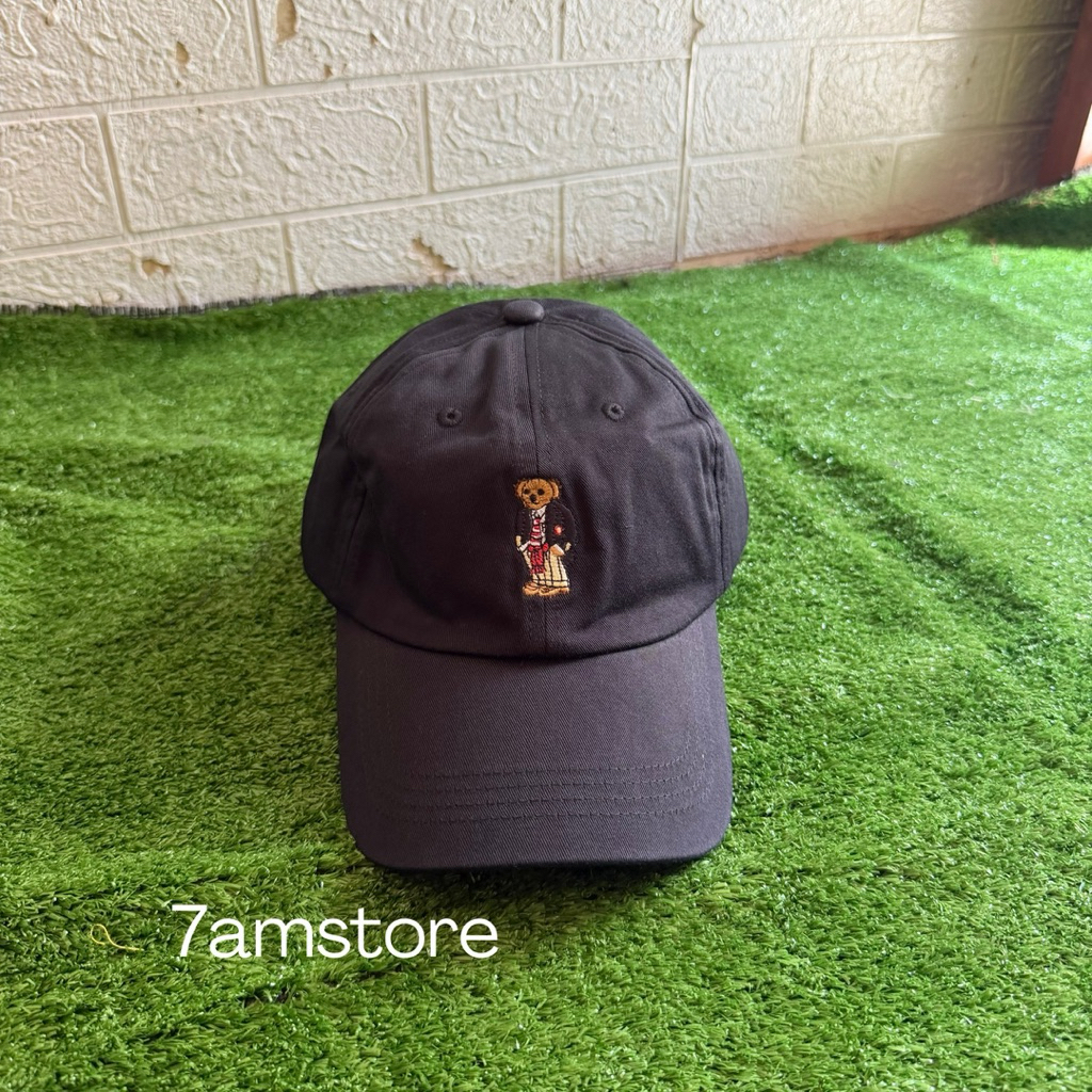 CAP / TOPI POLO BEAR - BLACK ORIGINAL
