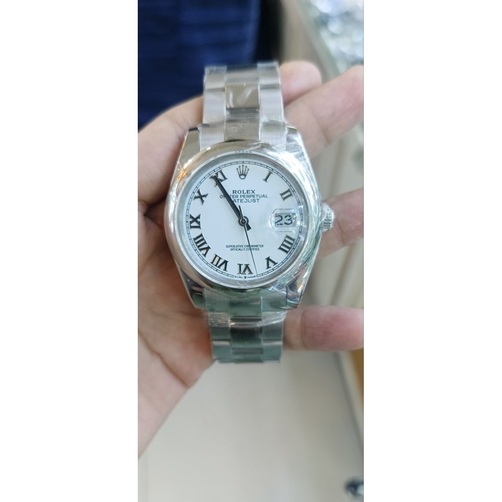 Jam Original Rolex Datejust 41MM stainless steel oyster bracelet. more colours dial