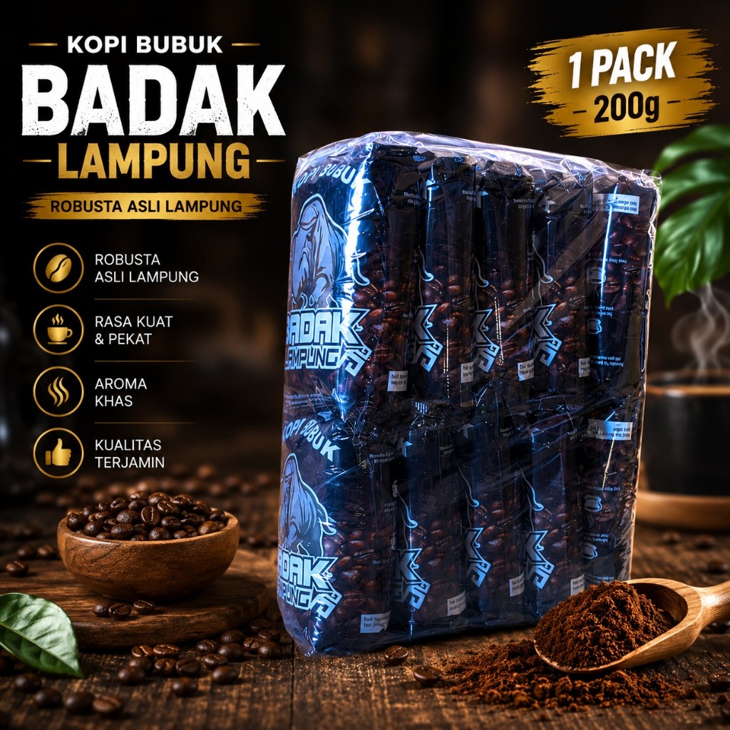 1 Pack Kopi Badak Lampung isi 10pcs