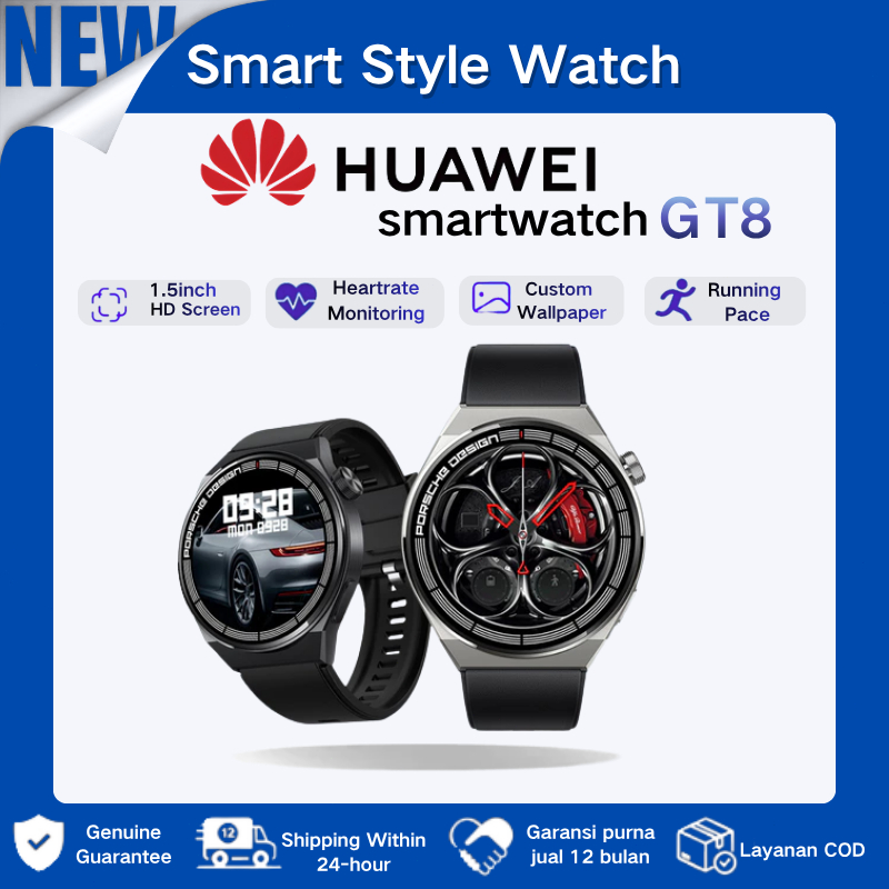 100% Original 2026 GT8 Pro Smart Watch for Men Upgrade Chip 5.0 Warranty for 1 Year1.8” OLED Display