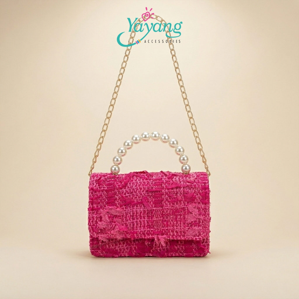 Yayang Tas Ruby Selempang Anak Perempuan - Fashion Korean Style Mini Sling Bag Kids Lucu Imut Premiu