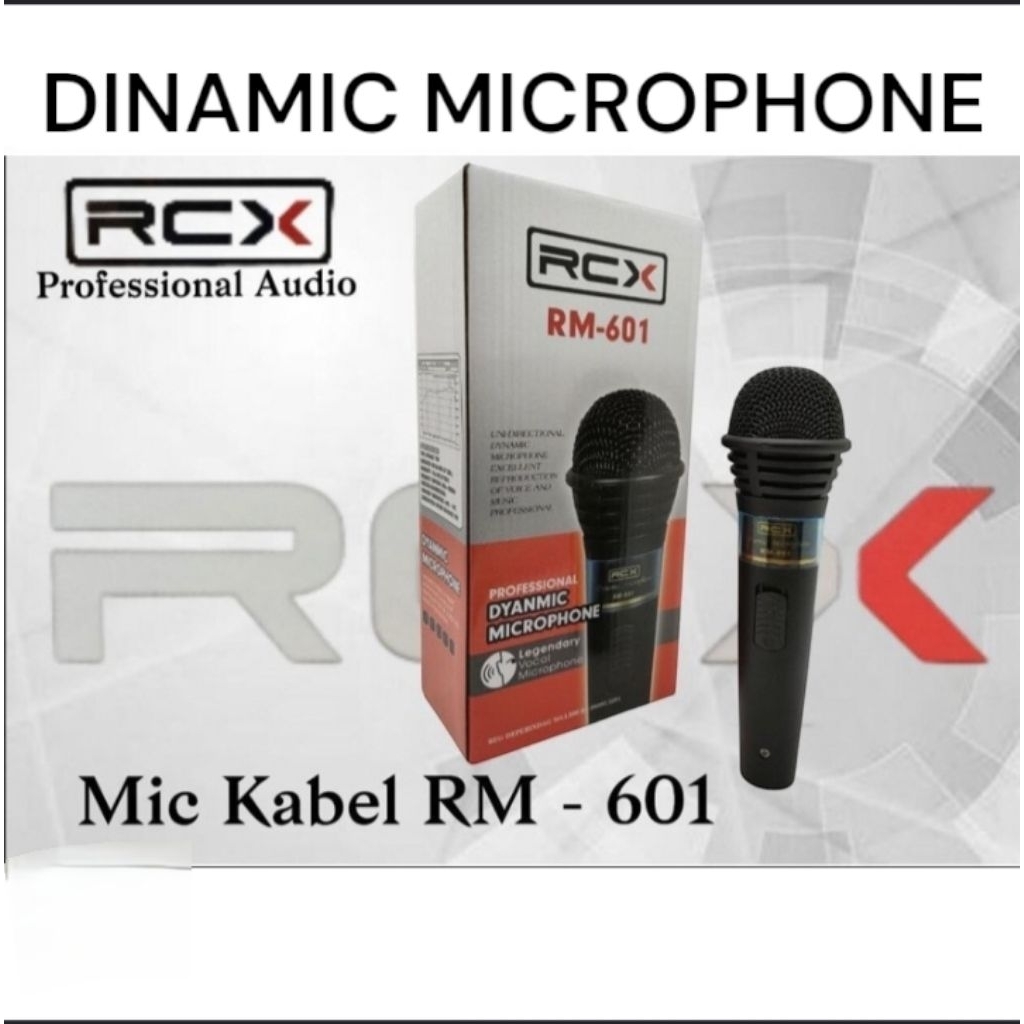 RCX RM-601 Mic DYNAMIC MICROPHONE PROFESIONAL RCX Legendary VOCAL Microphone
