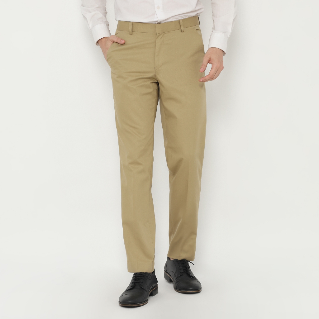 Andre Laurent Celana Panjang Pria SLIMFIT Deep Beige  OBAL