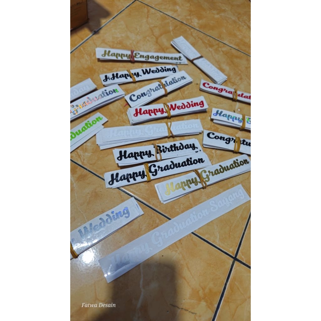 Sticker Happy Graduation Custom