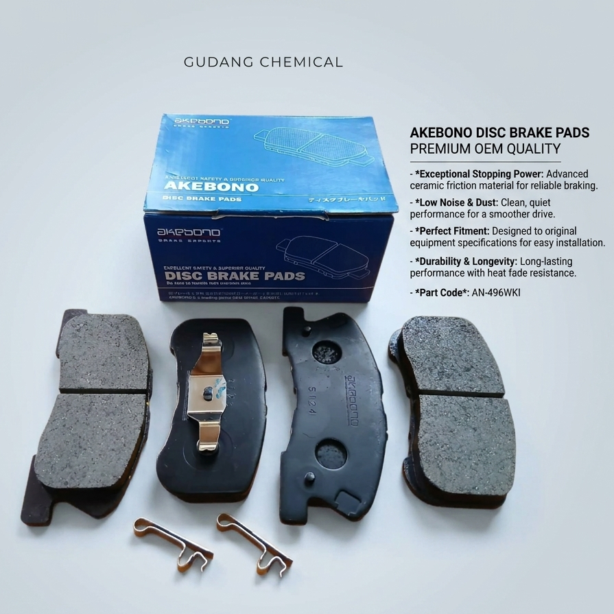 AKEBONO Brake Pad Kampas Rem Depan Datsun Go Go+ (AN-496WKI)