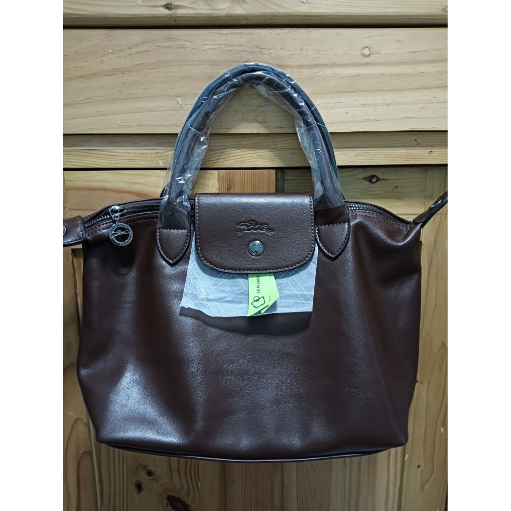 TAS LONG CHAMP CUIR COFFEE