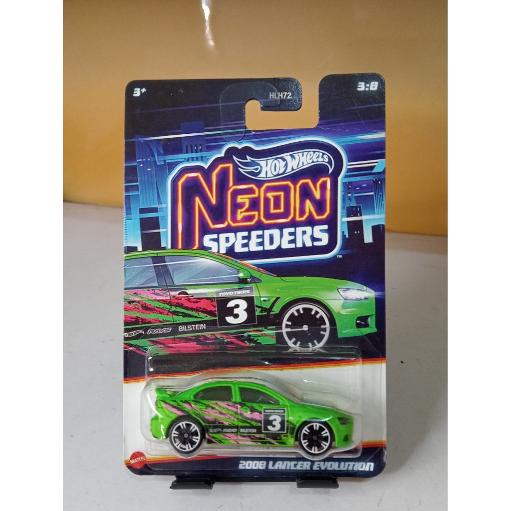 HOTWHEELS NEON SPEEDER LANCER EVOLUTION | MAINAN ANAK DIECAST MOBIL