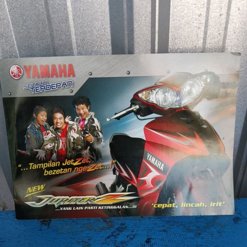 poster brosur leaflet katalog Yamaha new Jupiter Z