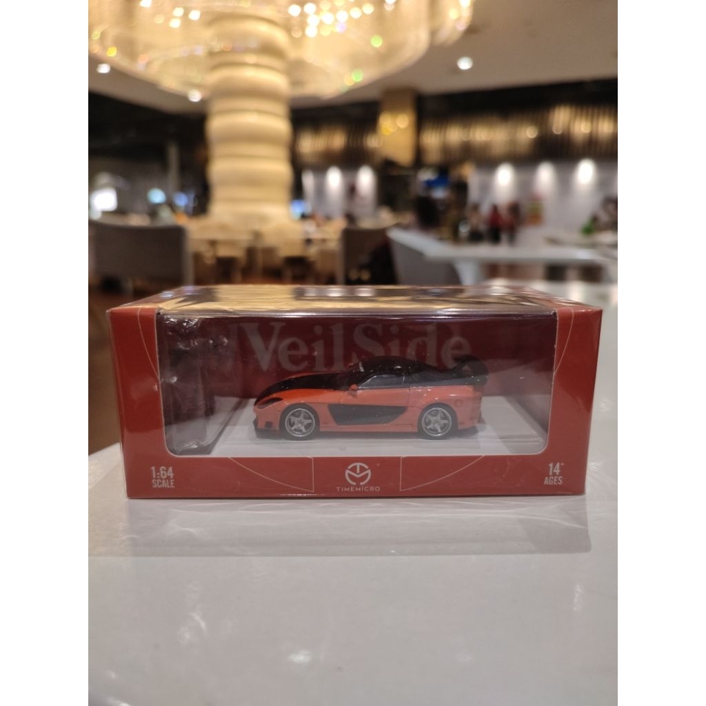 TIME MICRO MAZDA RX7 VEILSIDE WITH FIGURE HAN FF FAST FURIOUS TOKYO DRIFT SEALED