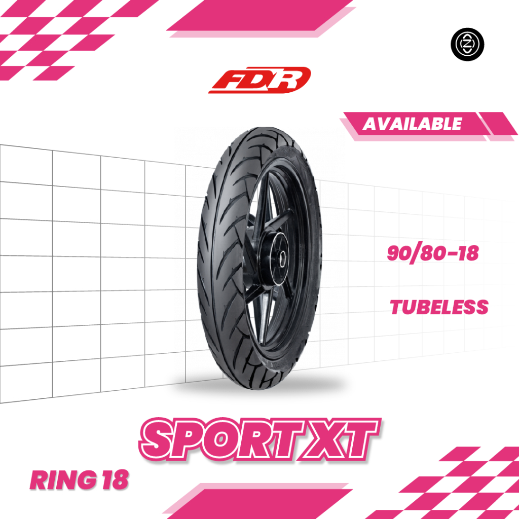 Ban matic FDR Federal Sport XT 90/80  Ring 18 Tubeless  Tiger Win 100 RX-King Scorpio
