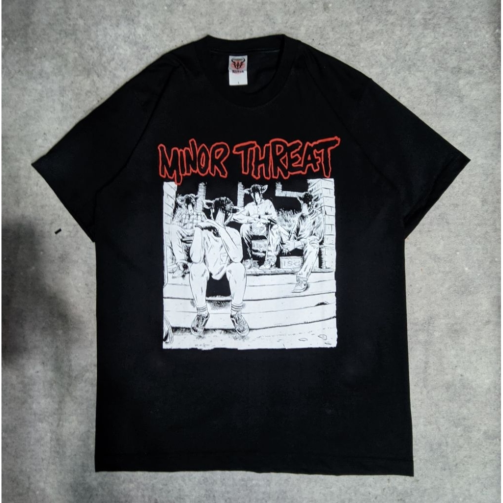 T-shirt Band MINOR THREAT/Kaos Band Underground by Heivenhell/Prapatan rebel