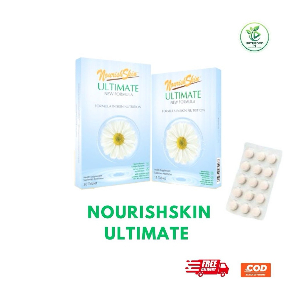 Nourish Skin Ultimate Suplemen Kecantikan Kulit Glowing Nutrisi Kulit Original