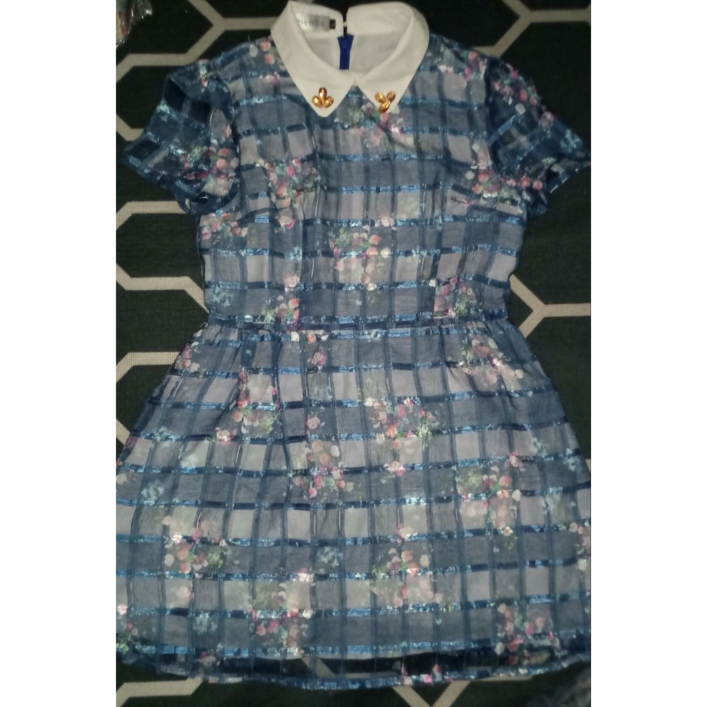 Dress anak perempuan organza  PL mantul