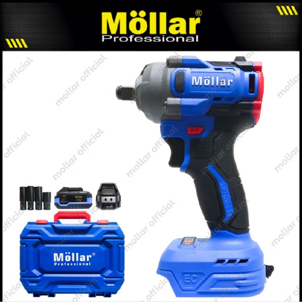 Impact Wrench Mollar CIW20500 Sett - Impact pembuka baut 500Nm Banjarmasin