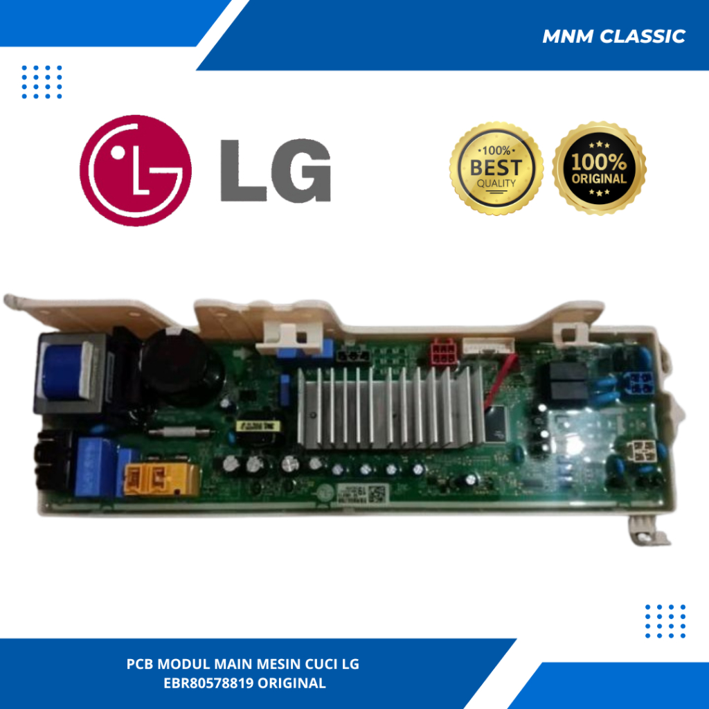 PCB MODUL MAIN MESIN CUCI LG EBR80578819 F1007NPPW ORIGINAL