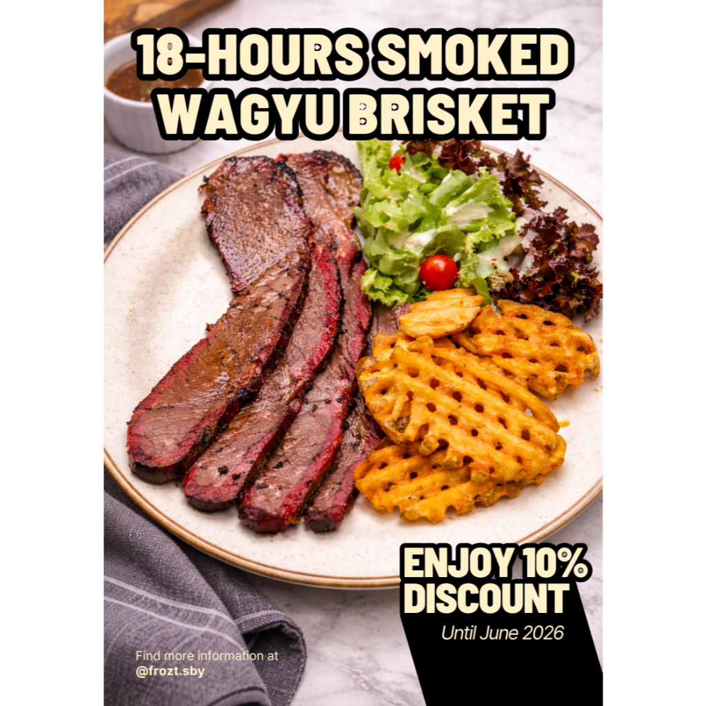 SMOKED BRISKET | DAGING BRISKET | WAGYU BEEF | Frozen Homemade Praktis Lauk Siap Saji